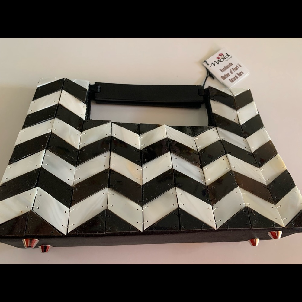 Mother of Pearl and Bone bag